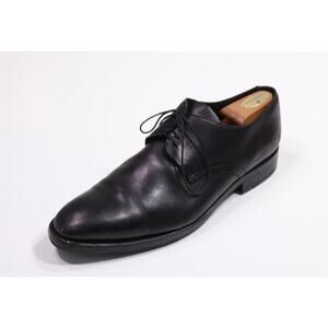 Heschung Souliers Black Plain Toe Oxford Leather Dress Shoes UK 11- US 12